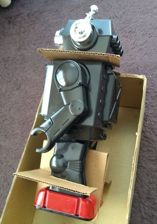 昭和　激レア　ブリキ　ロボット　ワイドスクリーンテレビロボット