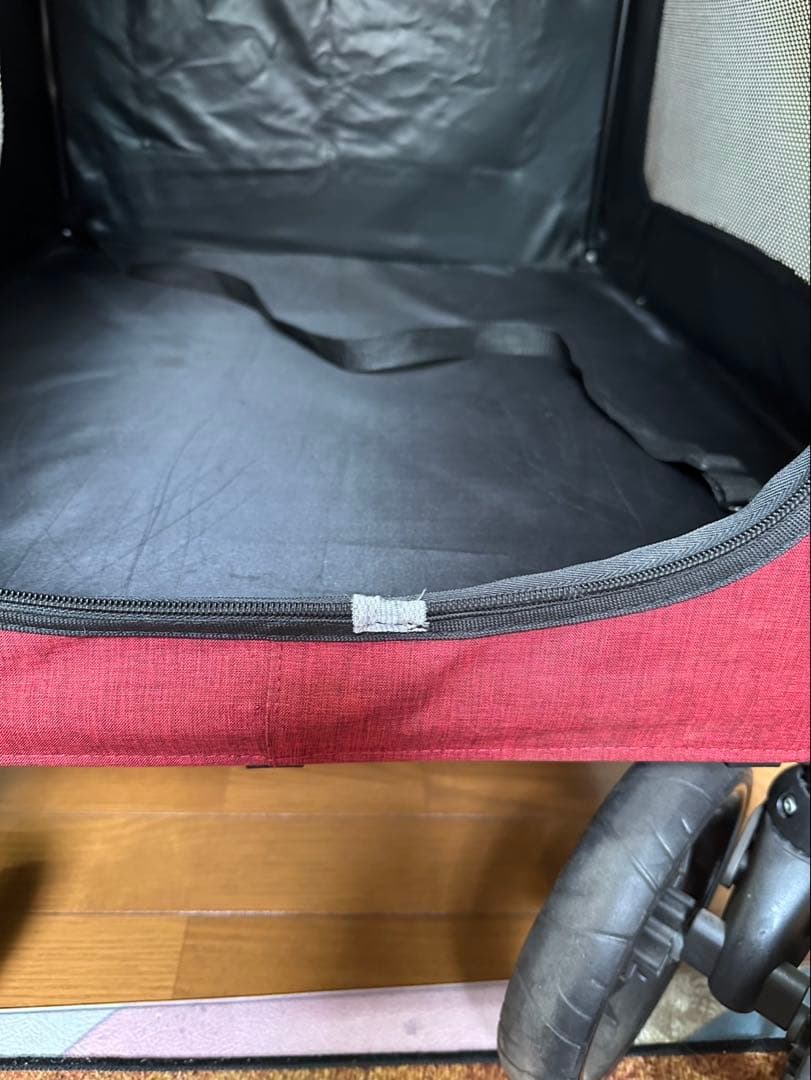 値下げ！送料込み！DOT ペットカート レッド 大型犬対応