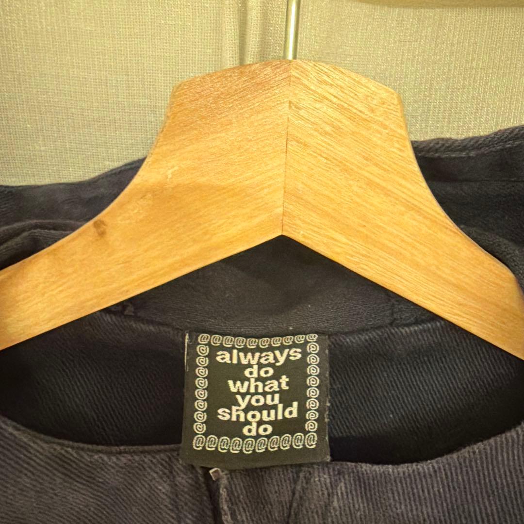 always フード付きネイビーブルゾン ジャケット ジャンパー M