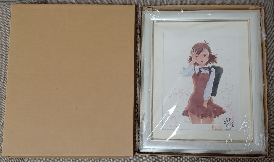 武梨えり　かんなぎ展　 アートグラフ　つぐみ　4/100