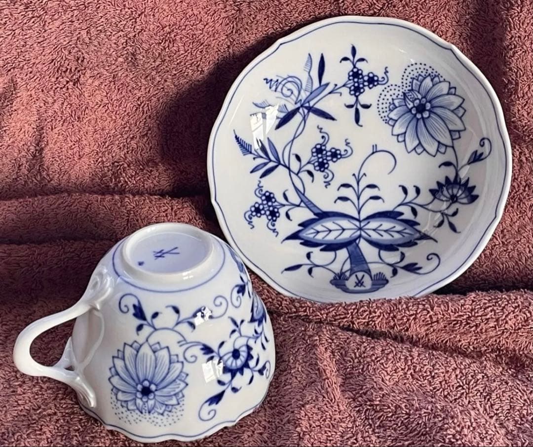 Meissen マイセン ブルーオニオン　カップ＆ソーサー 1客