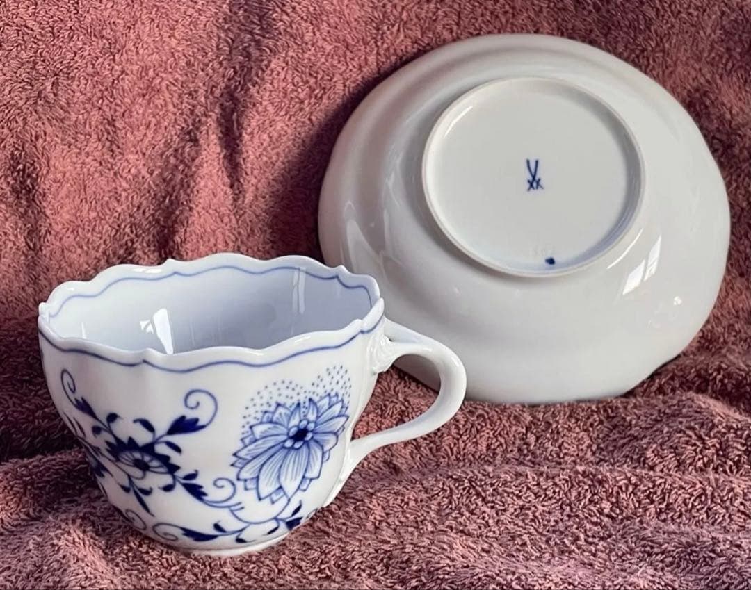 Meissen マイセン ブルーオニオン　カップ＆ソーサー 1客