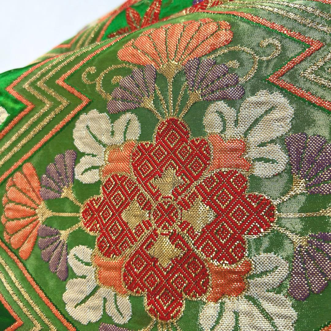 375 振袖フルセット 正絹 ブルーグレー 灰青 金彩 駒刺繍 三越 高級 上品