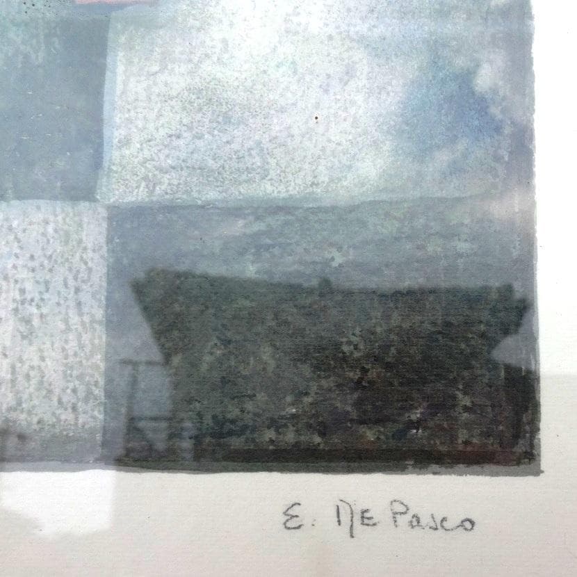 歳末最終大特価！　送料サービス！　イタリア製額＆スクリーン印刷絵画