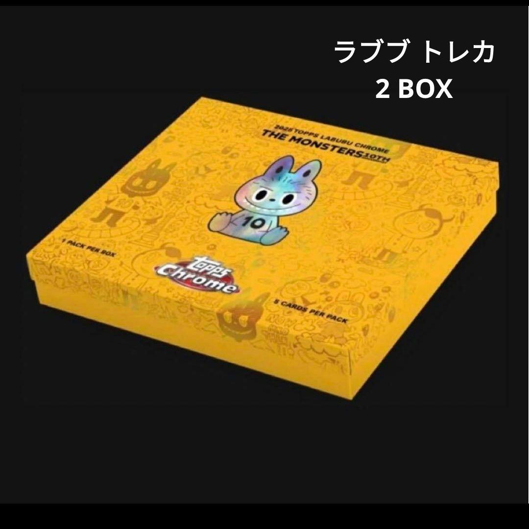 ラブブ topps chrome トレカ 10周年 BOX モンスター カード
