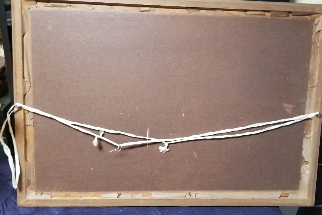 油彩のバリの風景画です