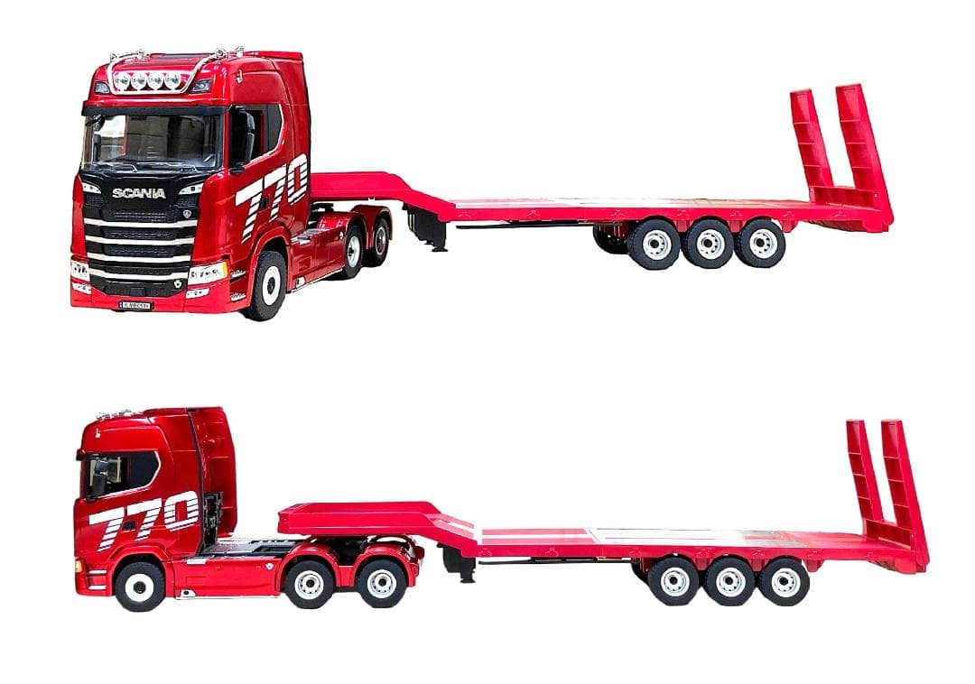 国内在庫品 Huina 1501・1502 スカニア 770S トレーラーセット