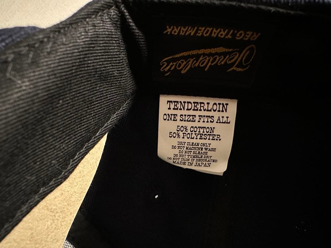 新品未使用 TENDERLOIN T-TRUCKER CAP T/C NAVY