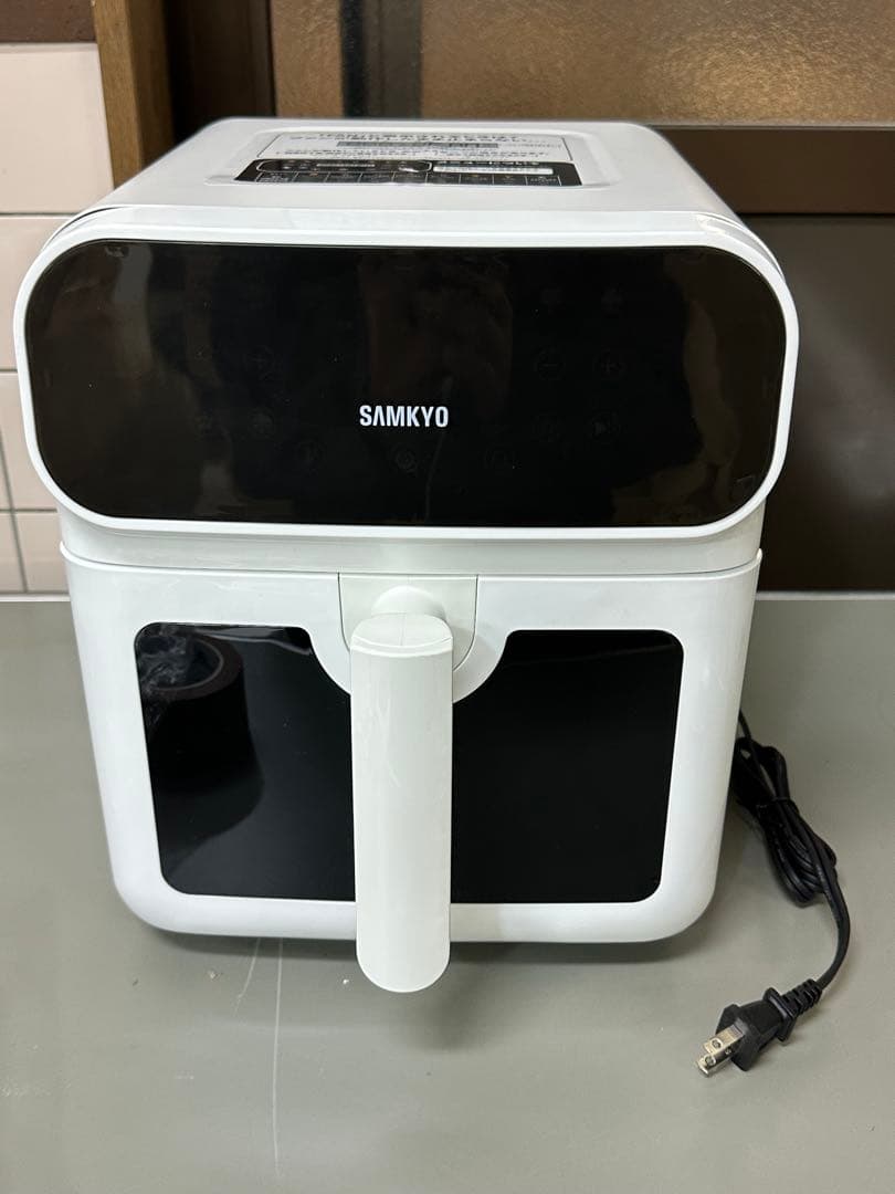 SAMKYOノンフライヤー 6.2L大容量 2-6人用エアフライヤータッチパネル