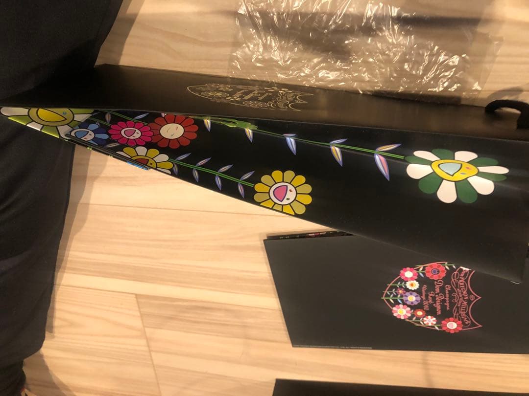 【新品】ドンペリニヨン 村上隆 限定ギフト専用オリジナル袋二枚、オリジナル大袋