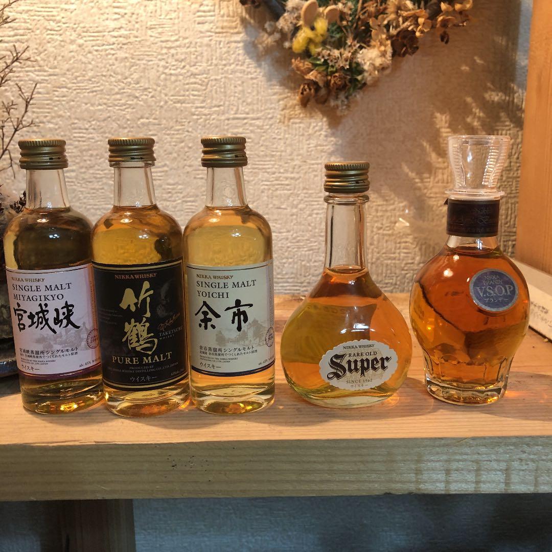 ウイスキーミニボトル5種