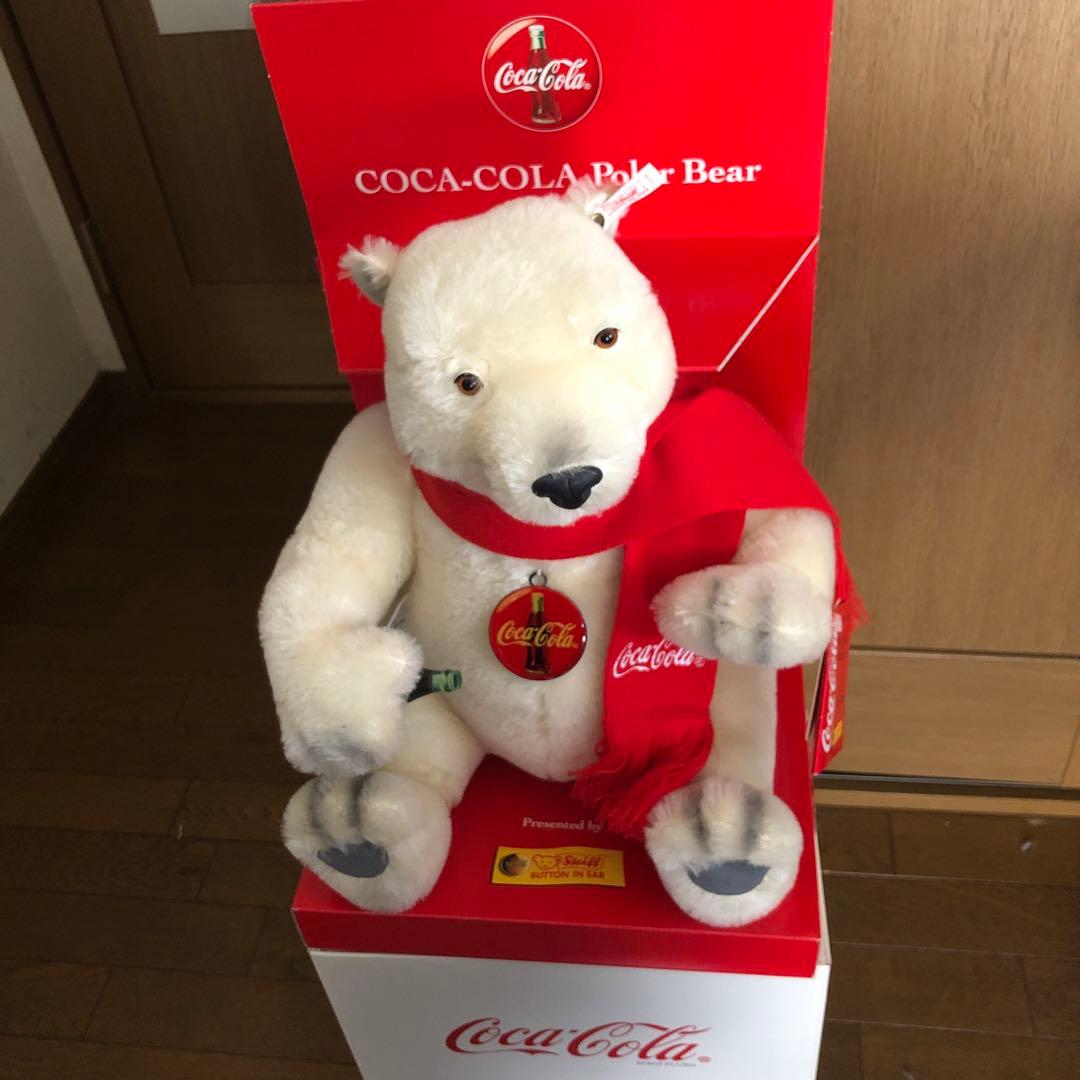 シュタイフ　コカコーラコラボ　ポーラベア