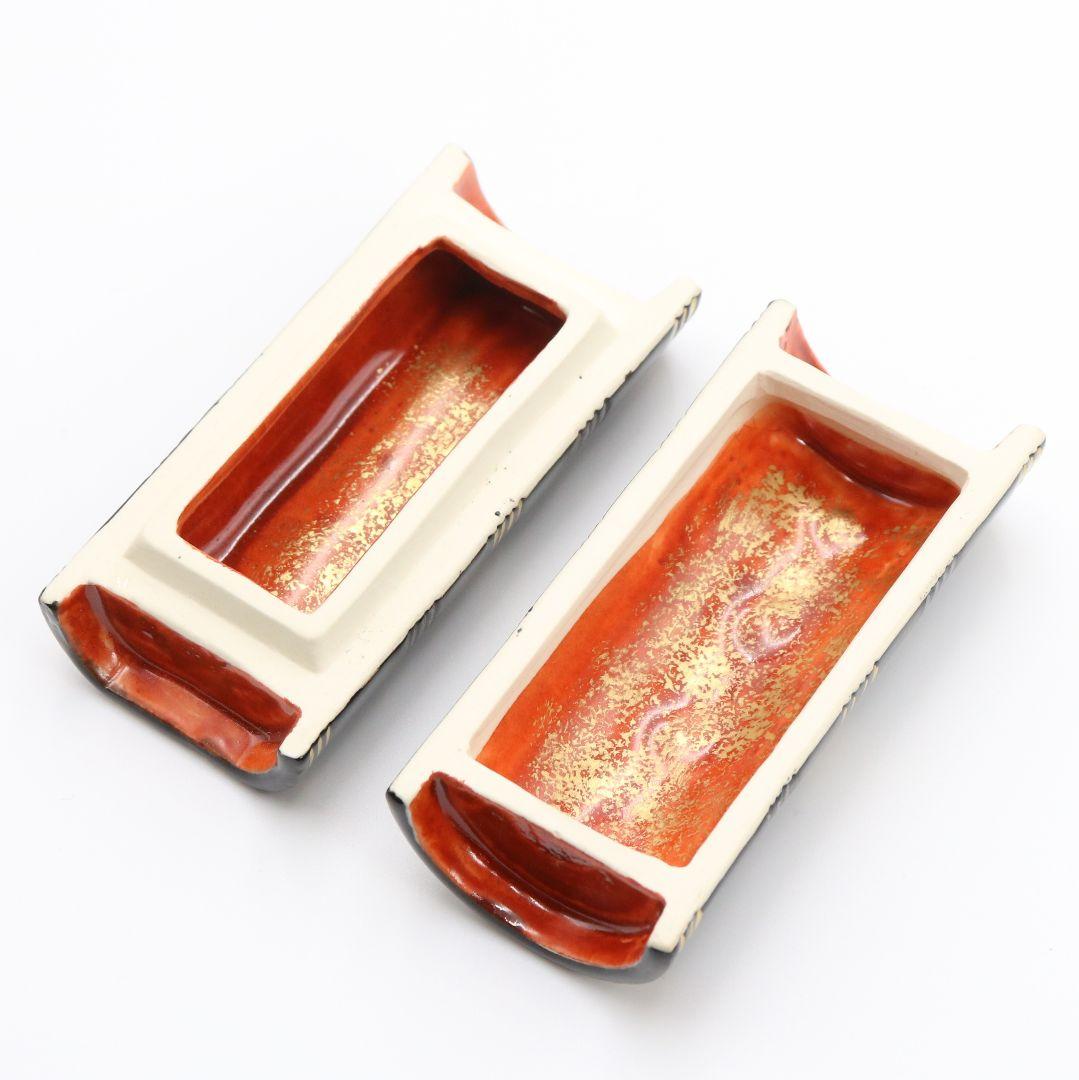 手塚桐鳳作 仁清筒香合 茶道具 共箱共布 共箱　C189　1F18