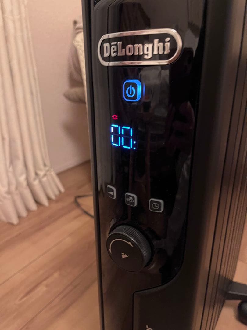 DeLonghi MDHUZ12-PB オイルヒーター 1200W 黒