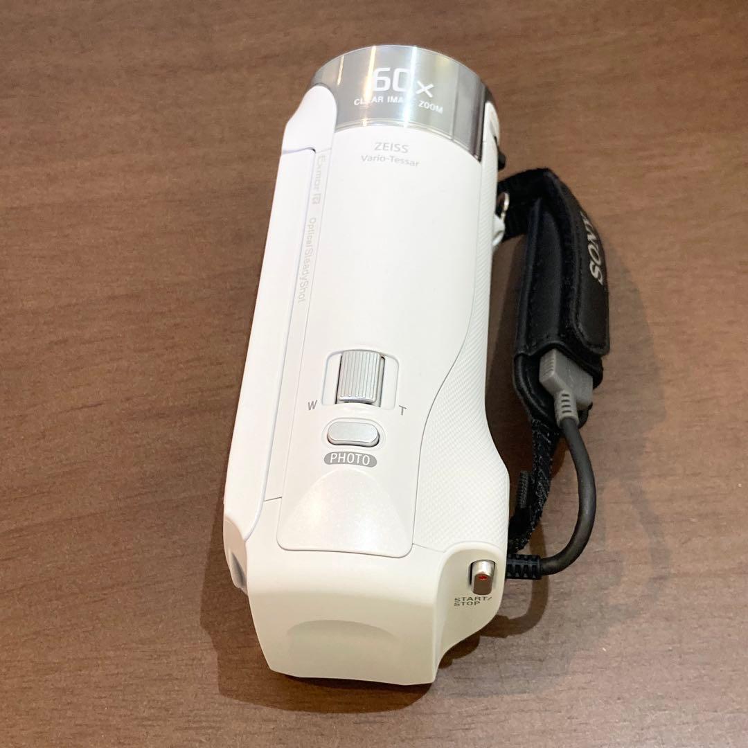 ★美品★ SONY HDR-CX470 ビデオカメラ ホワイト