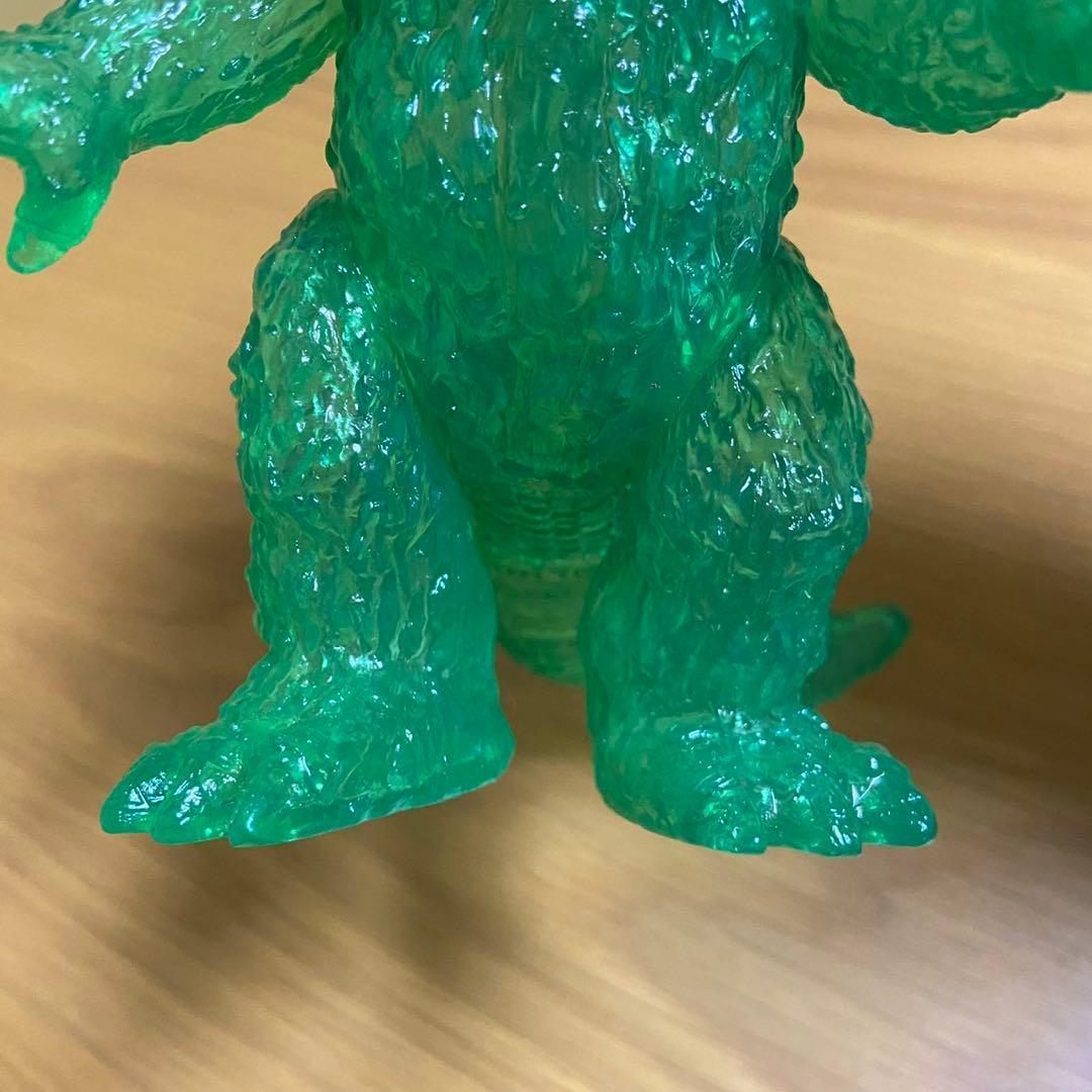 ポピー キングザウルス ゴジラ クリアー緑成型 ソフビ 5450