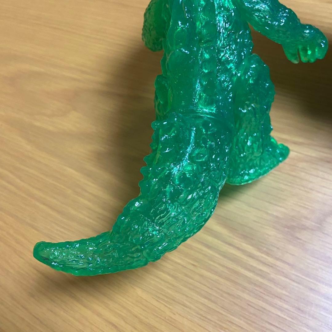 ポピー キングザウルス ゴジラ クリアー緑成型 ソフビ 5450
