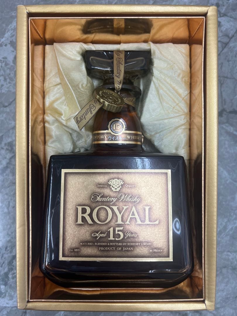 サントリー ローヤル 15年 ゴールドラベル suntory  極美品