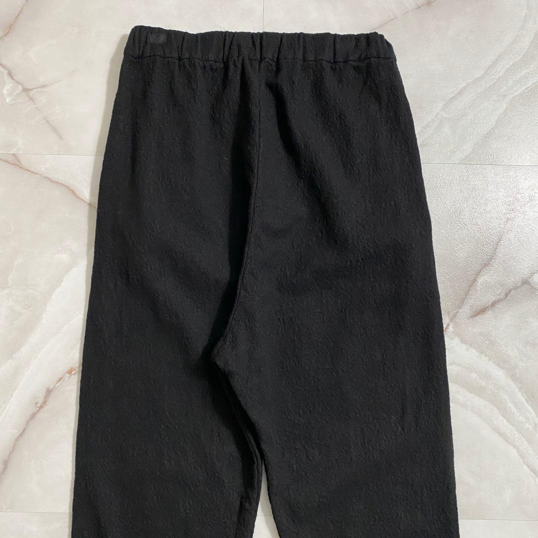 A17661 美品 アーツ&サイエンス ウール縮絨サルエルパンツ ブラック 1