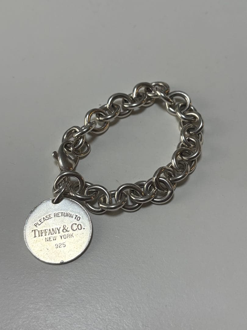 ティファニー　リターントゥ　ブレスレット　サークルチャーム　17.5cm