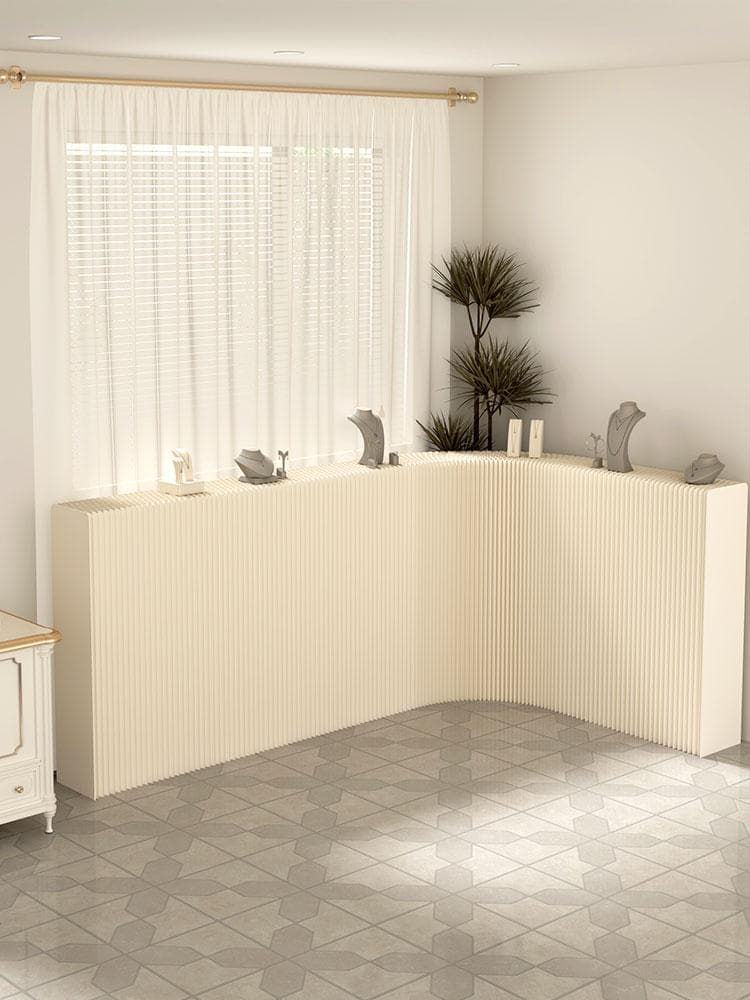 ディスプレイラック 展示台 陳列台 組立不要 折りたたみ長さ2-3ｍ高さ78㎝