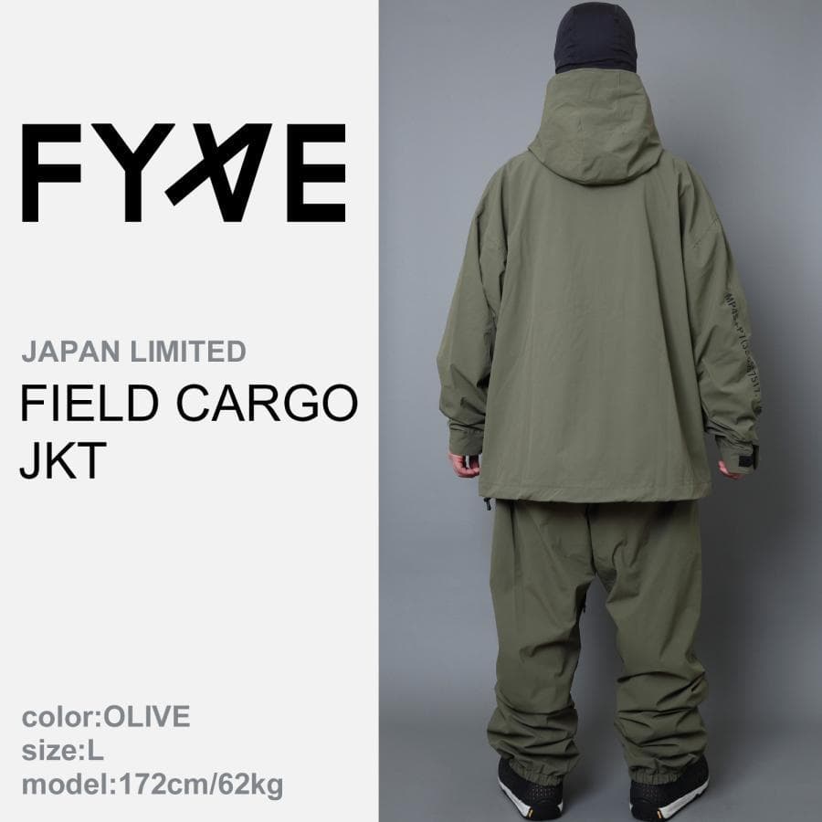 FYVE 日本限定 スノーボードウェア 新品 カーゴジャケット オリーブ M