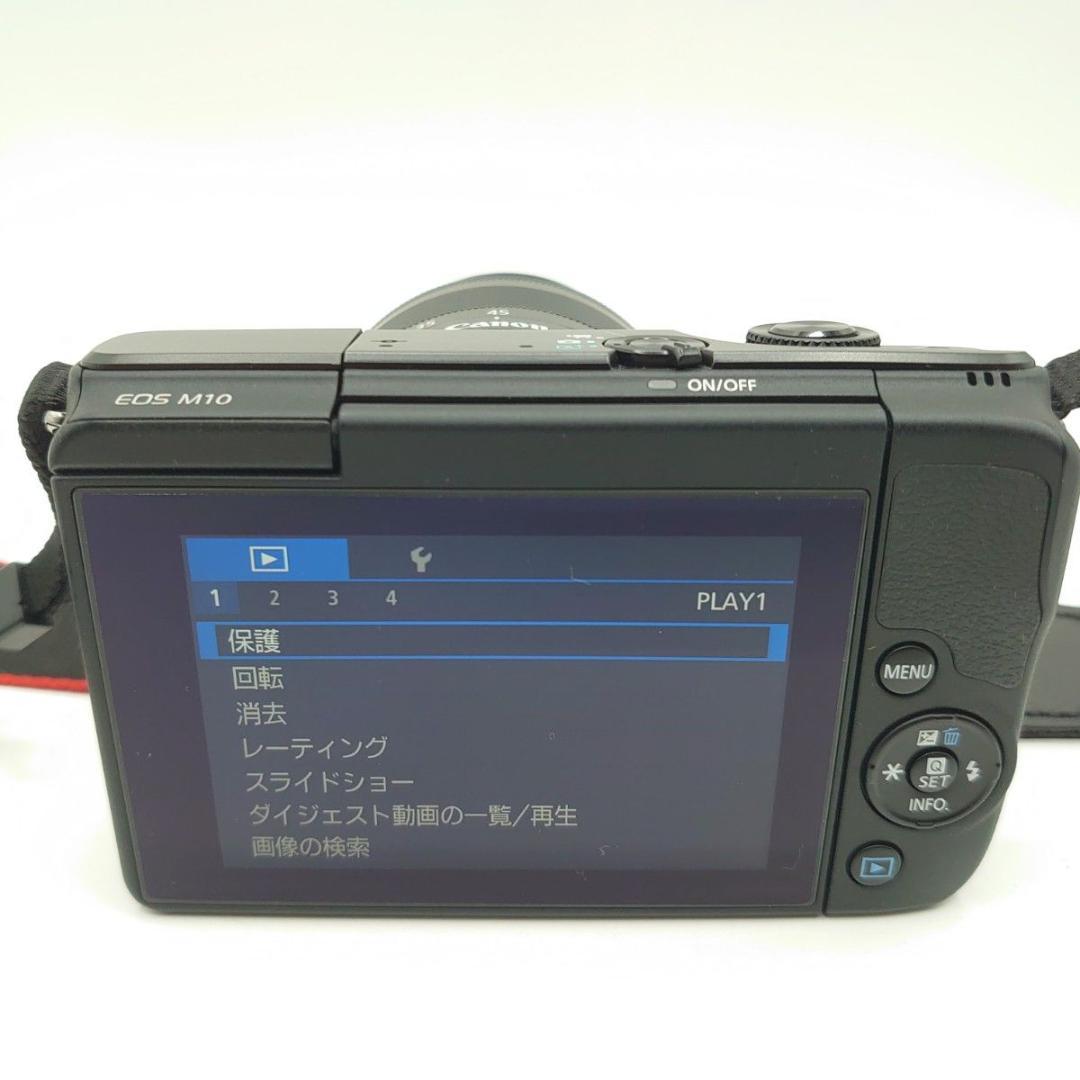 Canon EOS M10 レンズキット ブラック ミラーレス一眼カメラ
