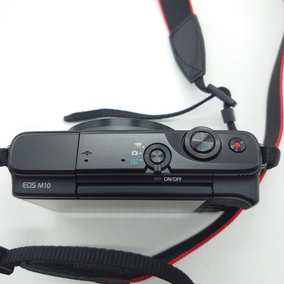 Canon EOS M10 レンズキット ブラック ミラーレス一眼カメラ