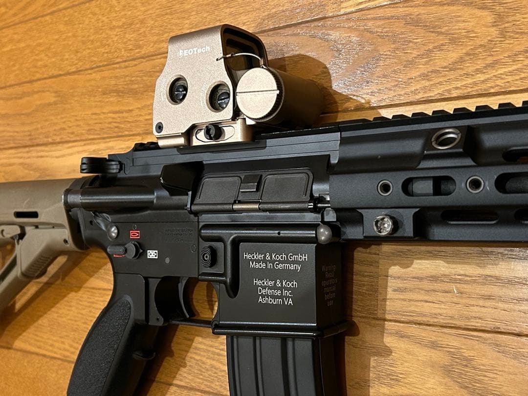 東京マルイ製次世代電動ガンHK416D ドルフロmod仕様、内部メンテナンス済、