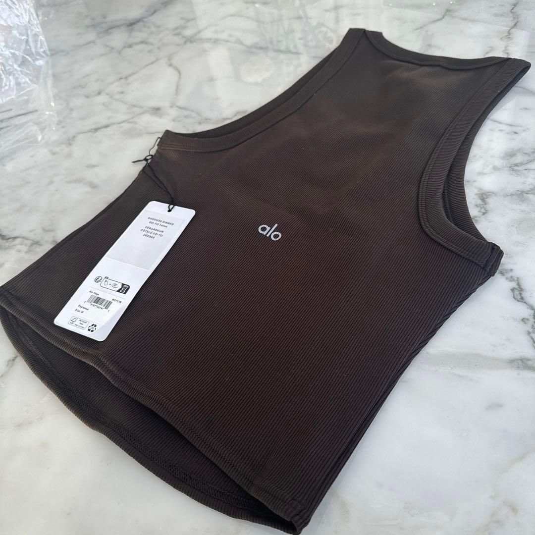 トップス aloyoga Goddess Ribbed Go-To Tank