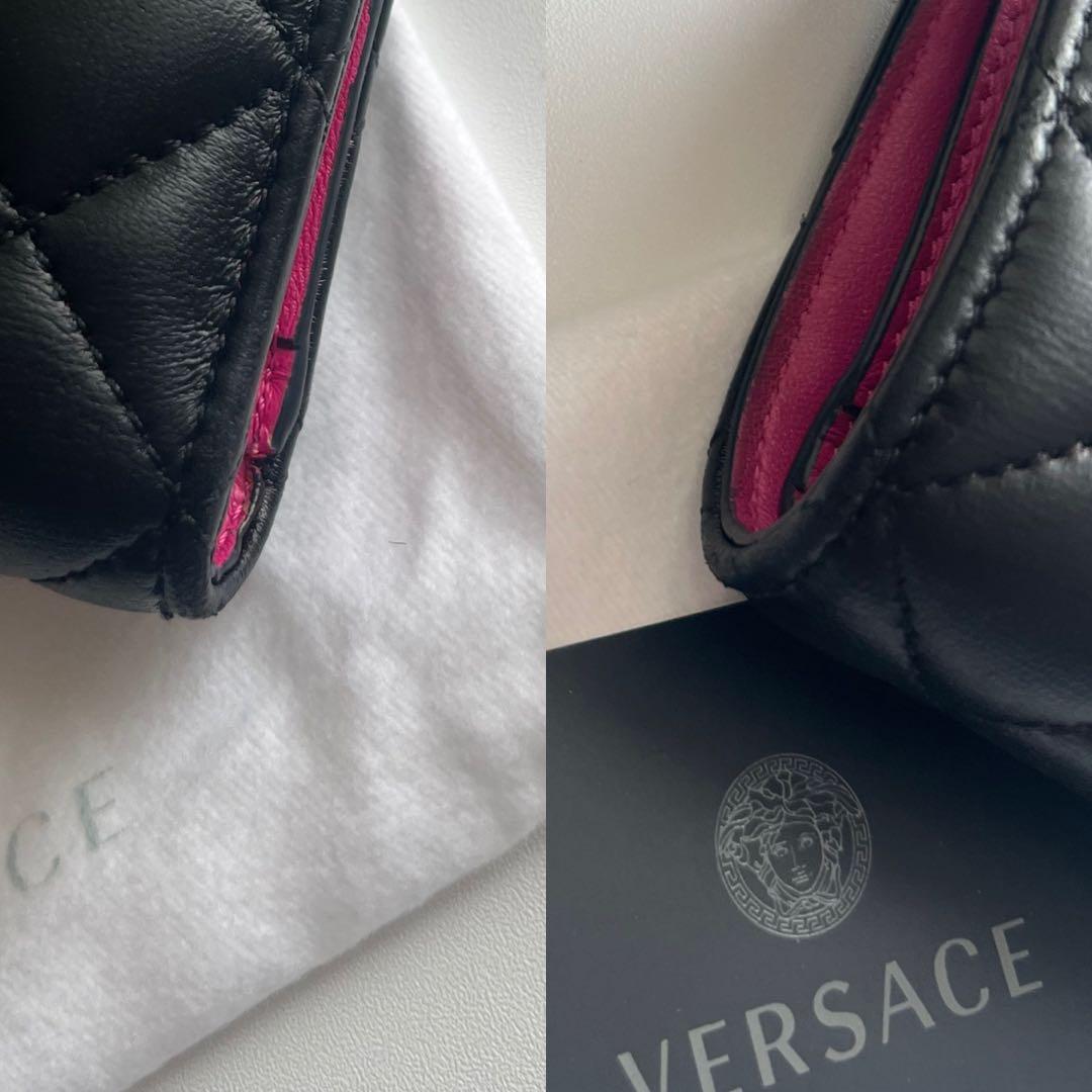 31 極上美品 VERSACE ヴェルサーチ 2つ折り財布