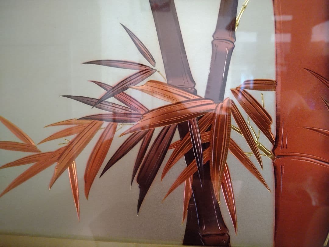 #彫金 #赤竹 #開運 #縁起物 #金属アート