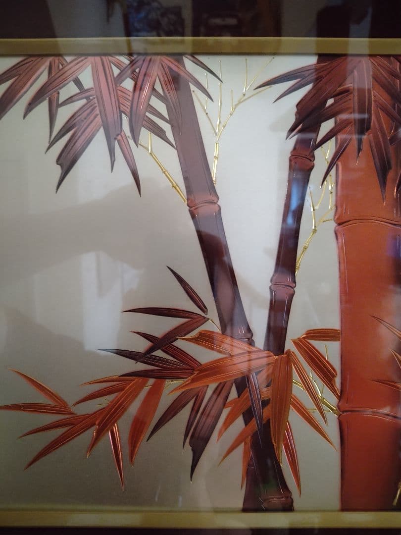 #彫金 #赤竹 #開運 #縁起物 #金属アート