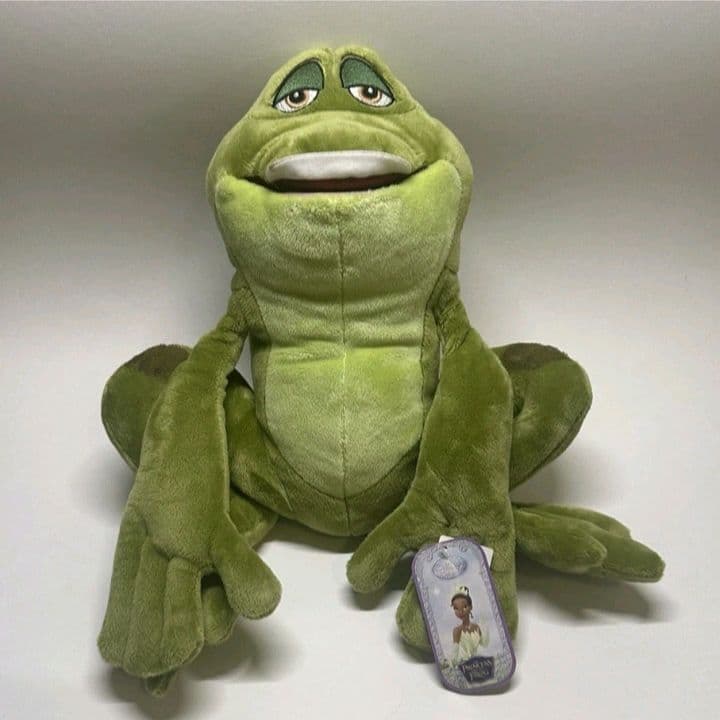 ディズニー【プリンセスと魔法のキス】ぬいぐるみ　ナヴィーンとティアナ　12\"ペア