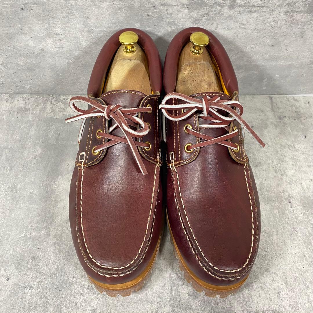 【未使用級】Timberland デッキシューズ 3Eye 27cm モカシン