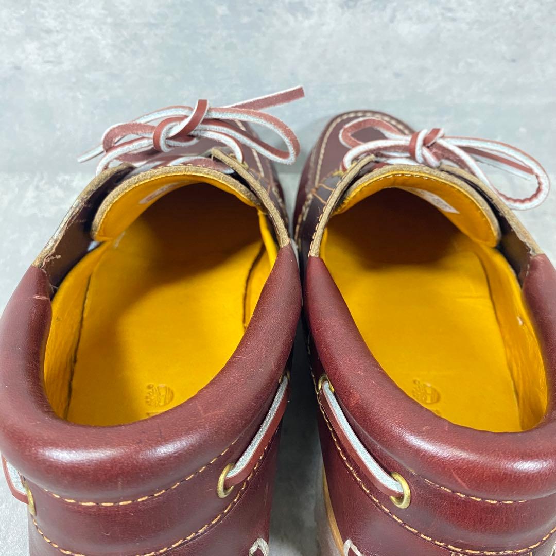 【未使用級】Timberland デッキシューズ 3Eye 27cm モカシン