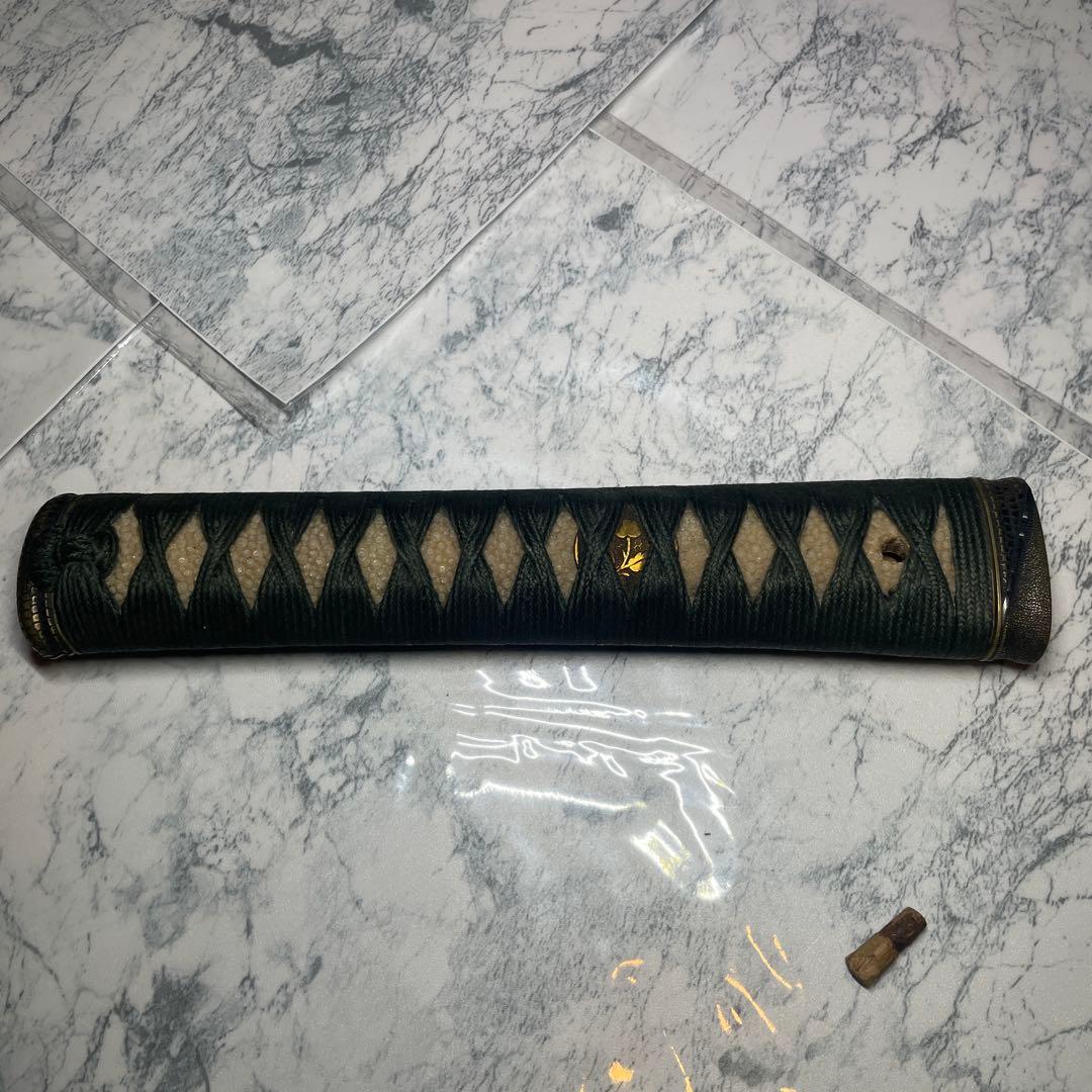 刀装具 セット 柄 刀 脇差 短刀 目釘 時代物 骨董品 アンティーク 蔵出し