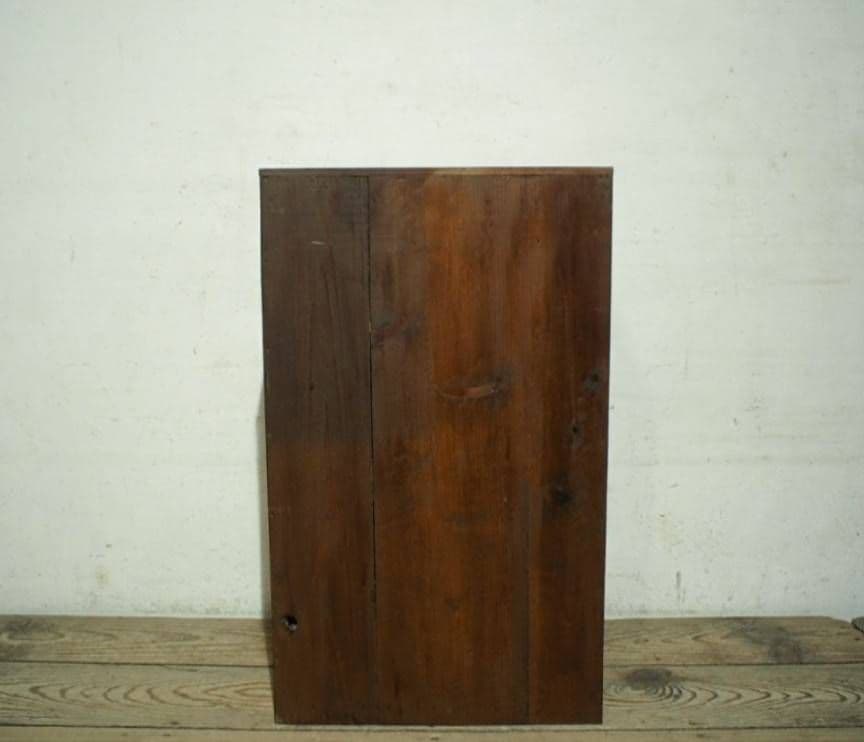 1058 ビンテージ　ケンドン扉の収納棚　飾り棚　本棚　ケース　古家具　レトロ