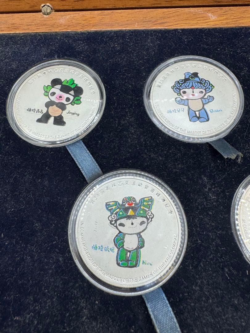 北京オリンピック 2008 記念 純銀 ケース付き