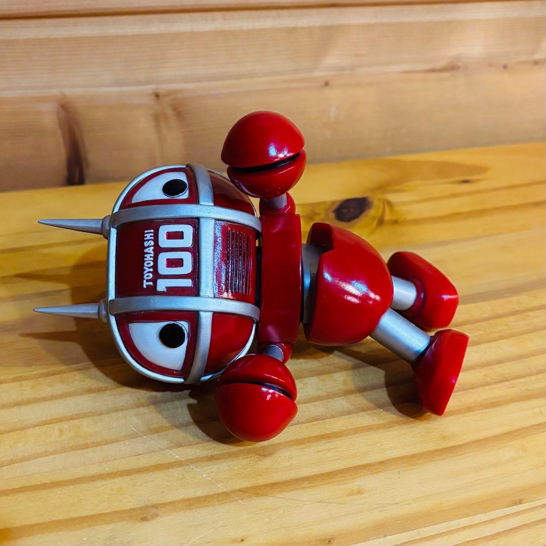 【ゆるキャラ】トヨッキー フィギュア 「とよはし100祭記念」ソフビ　限定　赤