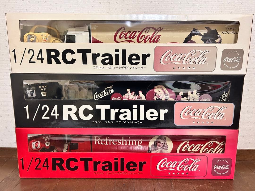 【希少】非売品コカコーラ RC Trailer 1/24 メルセデスベンツ