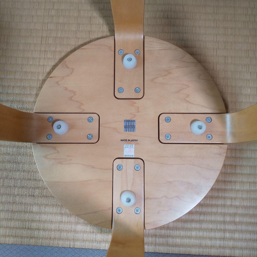 カンディハウス スツール 111s 矢萩喜従郞デザイン ４点セット