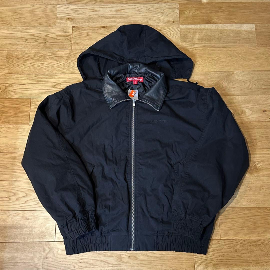 ジャケット・アウター Supreme Leather Collar Utility Jacket S