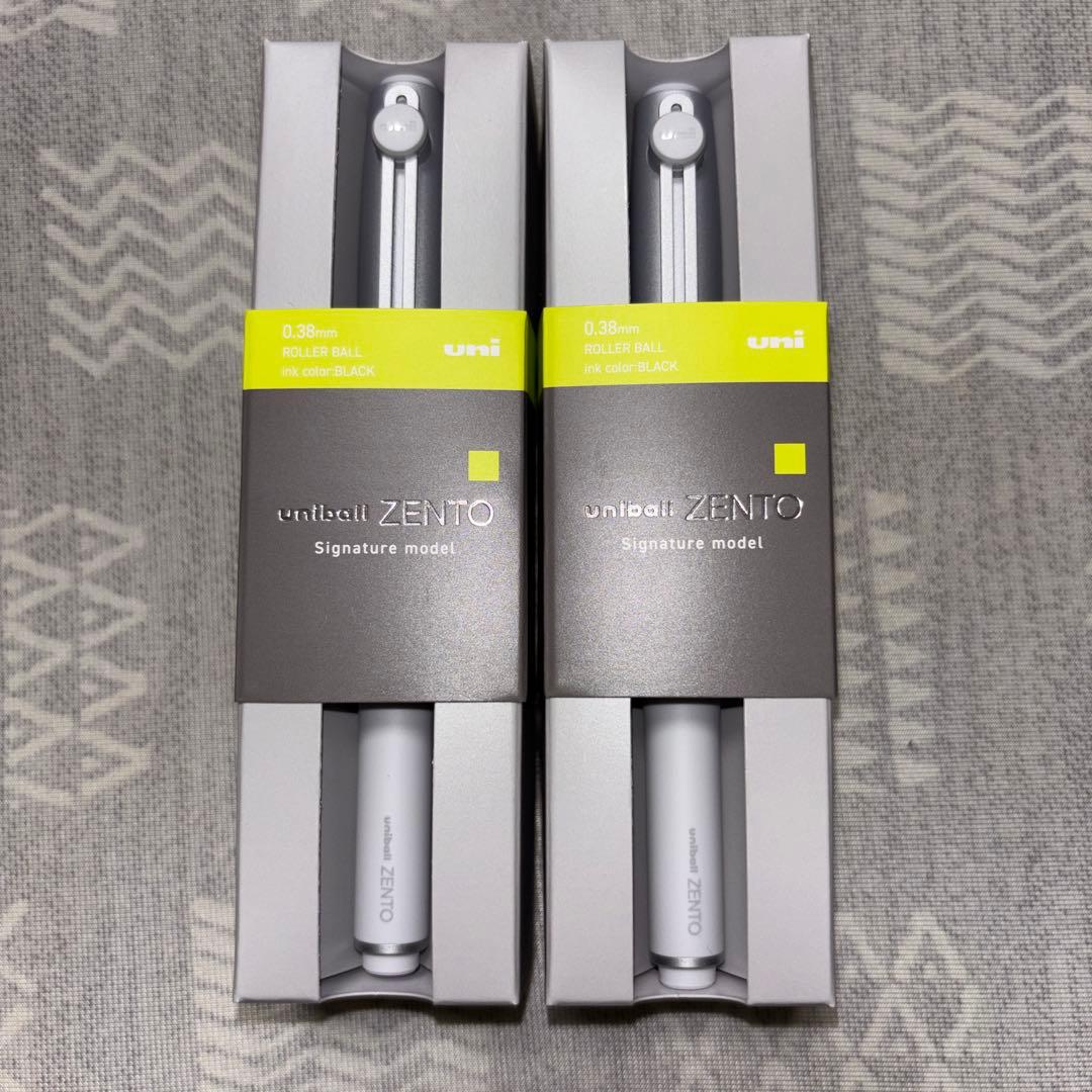 uniball ZENTO ユニボールゼント シグニチャーモデル シルバー２本