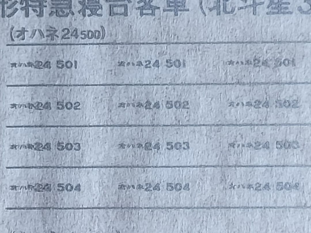 tomix 98657　オハネ24 500　オハネ25 0　北斗星　はまなす