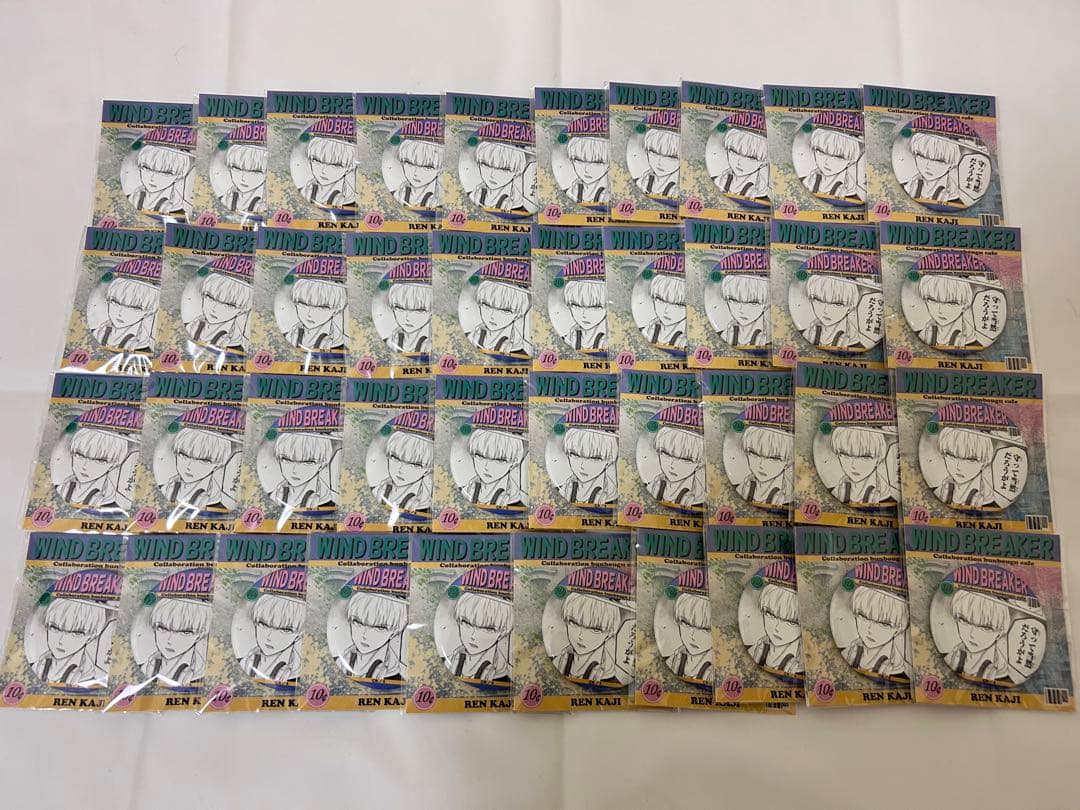 WINDBREAKER 梶蓮 文房具カフェ　コミック缶バッジ