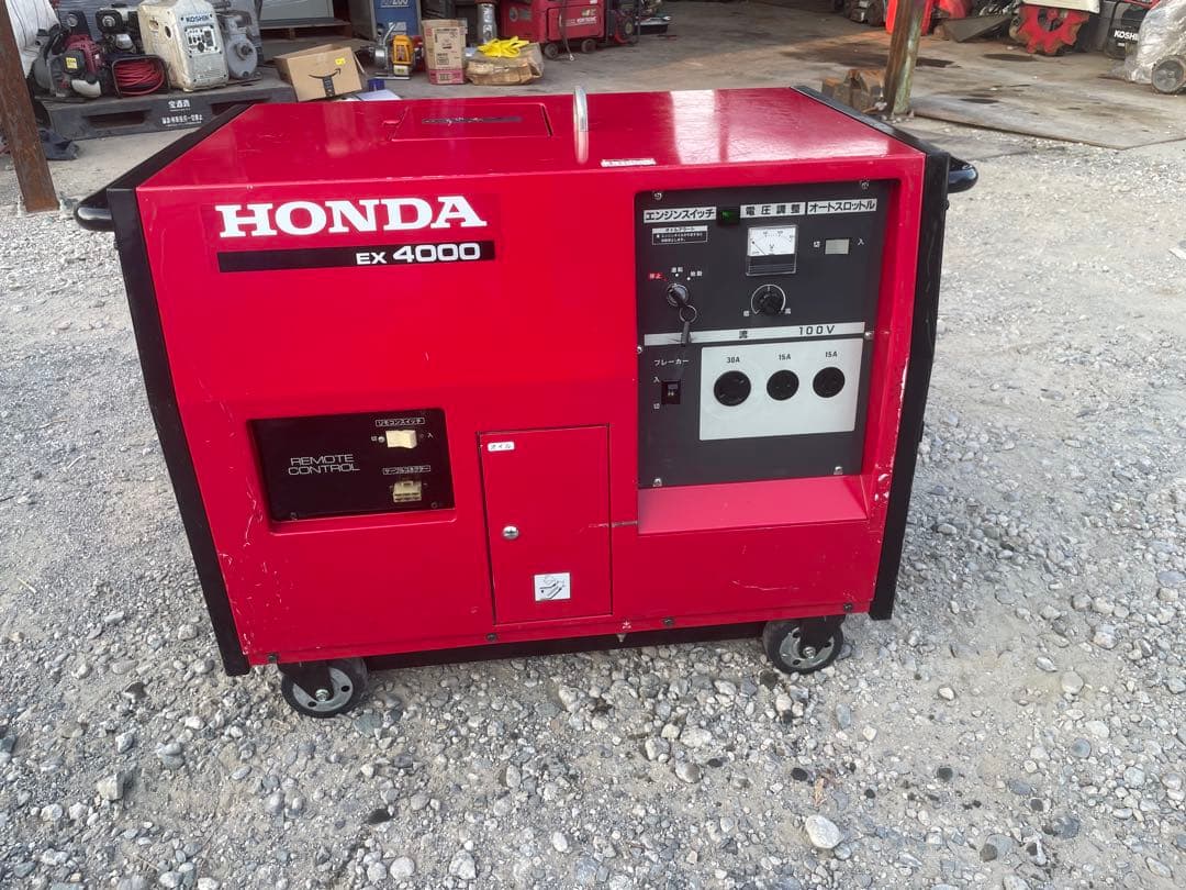 HONDA EX4000 4.0KVA エンジン式発電機