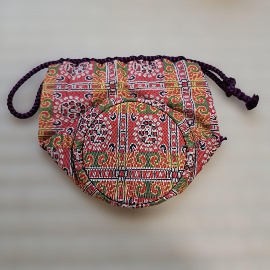 和巾セット、桑中次+筒茶碗2点+色無地着物+大徳寺画賛色紙+門松茶碗+炉柄杓