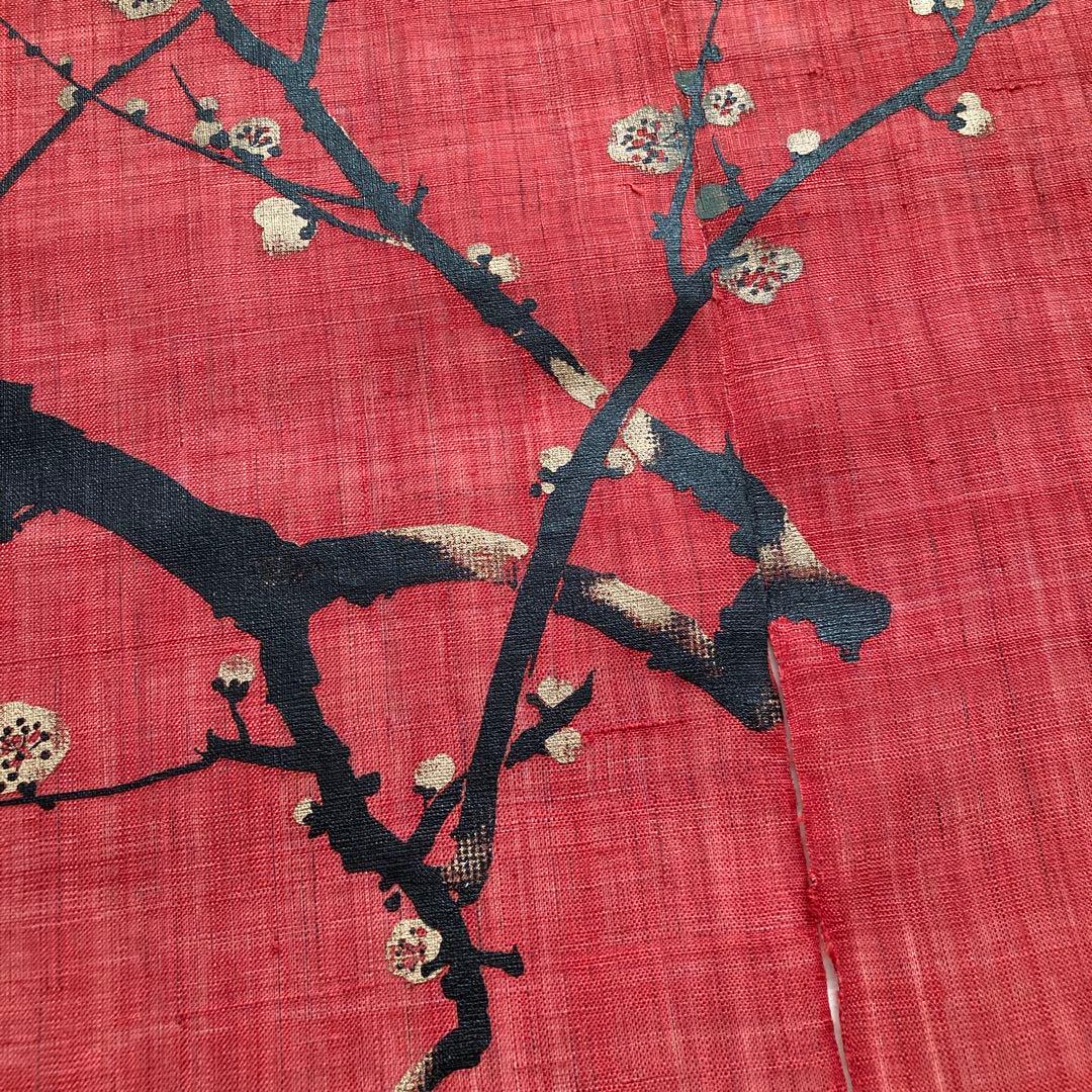 京都　万葉舎 のれん　梅