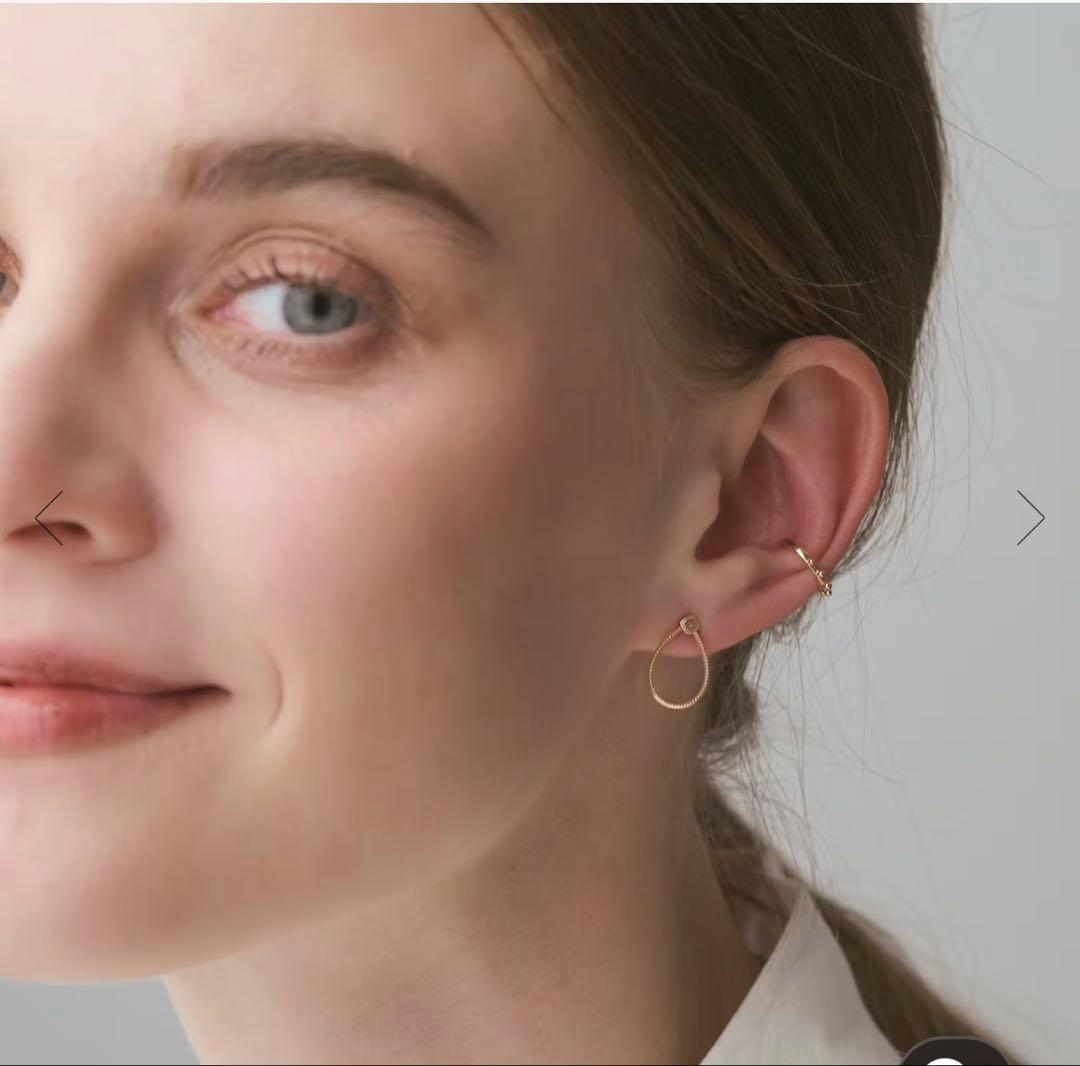 【una cool 】agete K5ピアス 額縁ピアスシリーズ